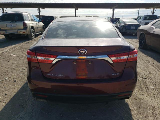 4T1BK1EB9DU034726 - 2013 TOYOTA AVALON BASE 勃艮第红 照片 6