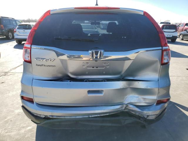 3CZRM3H30GG708387 - 2016 HONDA CR-V LX SILVER photo 6