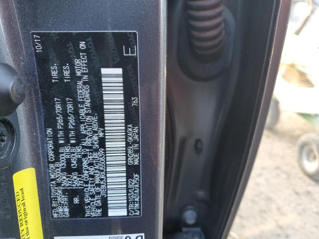 JTEBU5JRXJ5508399 - 2018 TOYOTA 4RUNNER SR5/SR5 PREMIUM 灰色 照片 14