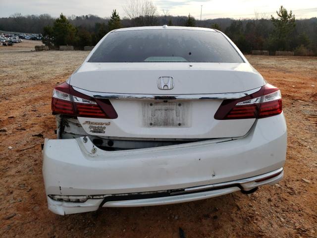 1HGCR2F04HA231626 - 2017 HONDA ACCORD EX WHITE photo 6