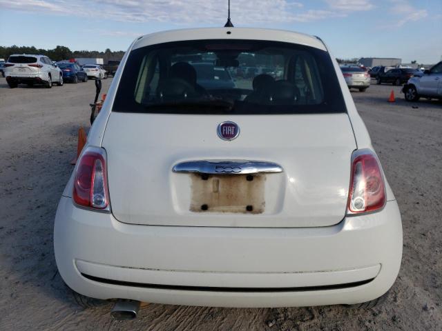 3C3CFFARXET191632 - 2014 FIAT 500 POP WHITE photo 6