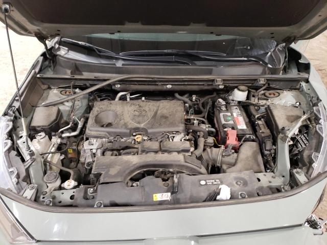 2T3P1RFV7LW132319 - 2020 TOYOTA RAV4 XLE GRAY photo 11