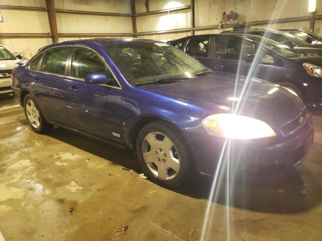 2G1WD58C279130753 - 2007 CHEVROLET IMPALA SUPER SPORT BLUE photo 4