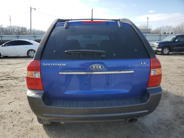 KNDJF724887481453 - 2008 KIA SPORTAGE L BLUE photo 6