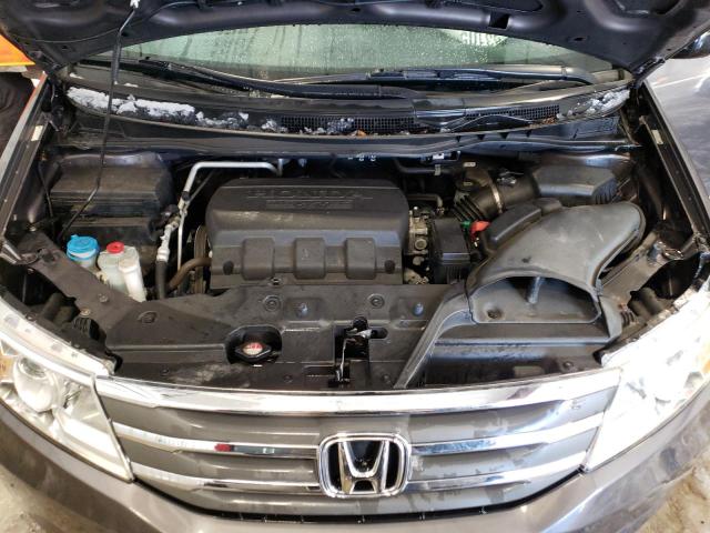 5FNRL5H60DB079911 - 2013 HONDA ODYSSEY EXL GRAY photo 12