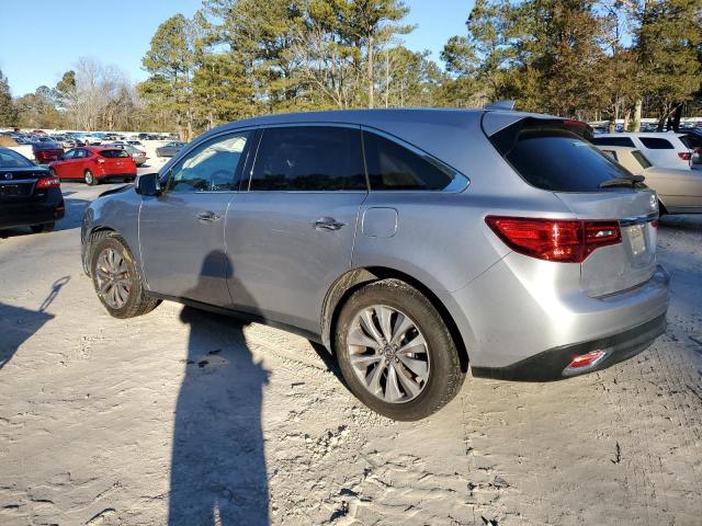 5FRYD3H49GB020743 - 2016 ACURA MDX TECHNOLOGY SILVER photo 2