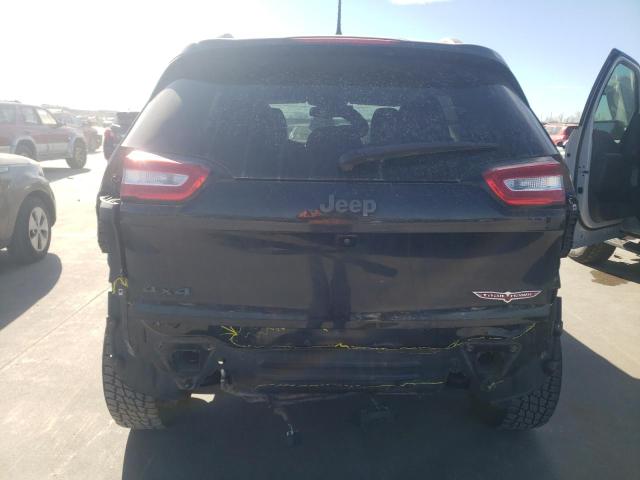1C4PJMBS0GW142373 - 2016 JEEP CHEROKEE TRAILHAWK BLACK photo 6