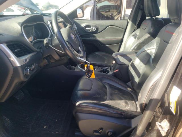 1C4PJMBS0GW142373 - 2016 JEEP CHEROKEE TRAILHAWK BLACK photo 7