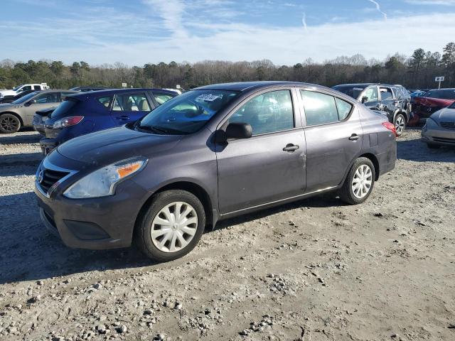 3N1CN7AP1FL946674 - 2015 NISSAN VERSA S GRAY photo 1