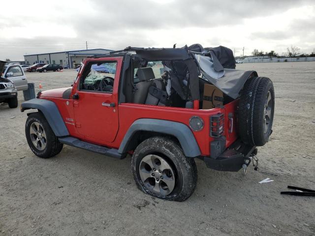 1J4AA2D18AL231156 - 2010 JEEP WRANGLER SPORT RED photo 2