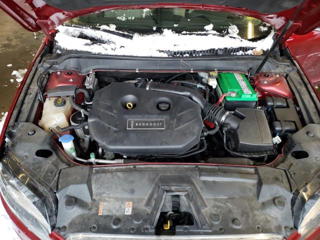 3LN6L5F95HR621813 - 2017 LINCOLN MKZ RESERVE წითელი ფოტო 11