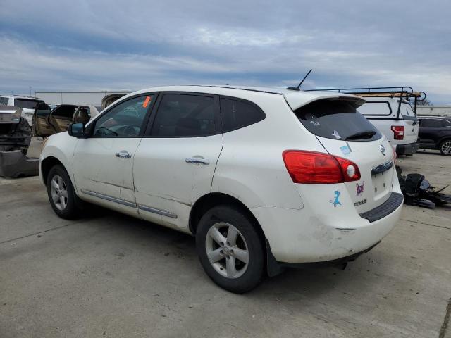 JN8AS5MVXCW385123 - 2012 NISSAN ROGUE S WHITE photo 2