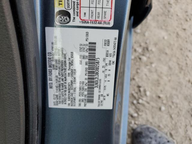 3LNDL2L38CR825875 - 2012 LINCOLN MKZ HYBRID BLUE photo 13