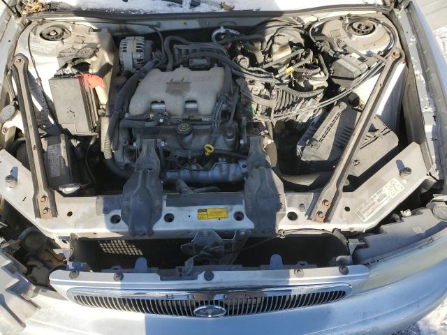 2G4WS52J8Y1281290 - 2000 BUICK CENTURY CUSTOM SILVER photo 11