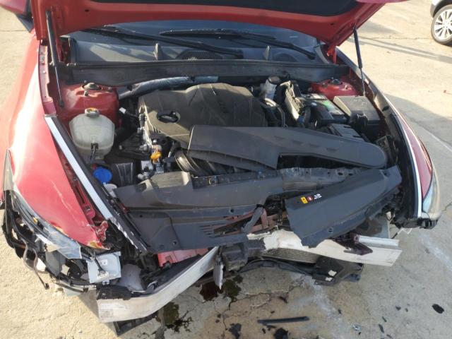 5NPEG4JA0MH070591 - 2021 HYUNDAI SONATA SE RED photo 11