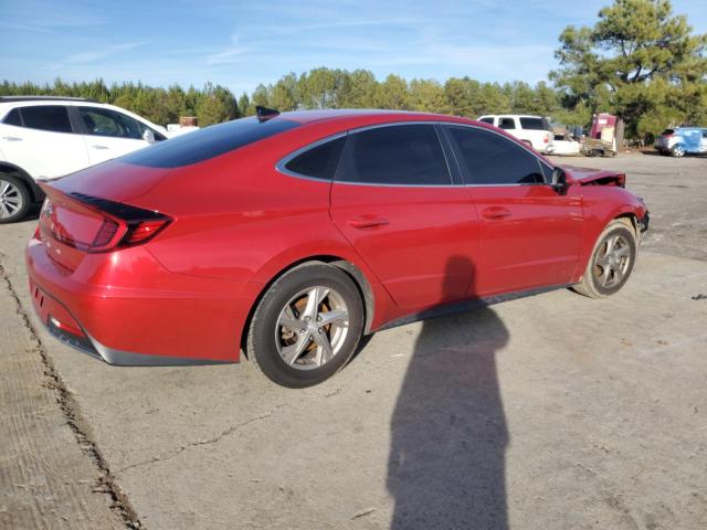 5NPEG4JA0MH070591 - 2021 HYUNDAI SONATA SE RED photo 3