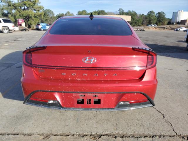 5NPEG4JA0MH070591 - 2021 HYUNDAI SONATA SE RED photo 6