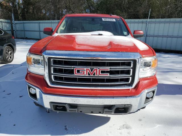 3GTU2UEC2EG465484 - 2014 GMC SIERRA K1500 SLE RED photo 5