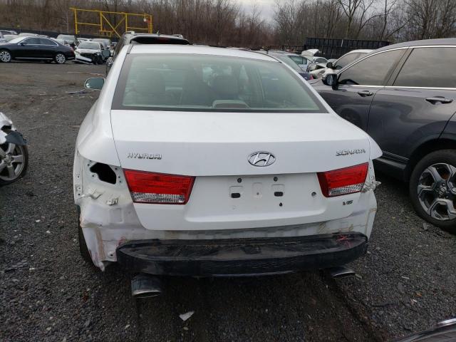 5NPEU46F06H148464 - 2006 HYUNDAI SONATA GLS WHITE photo 6