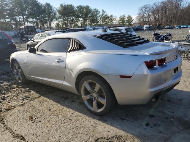 2G1FC1EV2A9101410 - 2010 CHEVROLET CAMARO LT SILVER photo 2