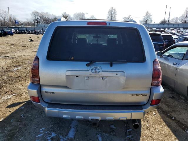 JTEZU14R740043052 - 2004 TOYOTA 4RUNNER SR SILVER photo 6