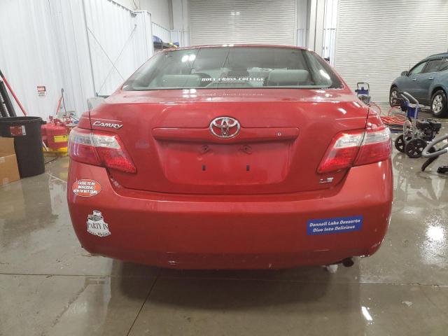 4T4BE46K49R052104 - 2009 TOYOTA CAMRY BASE RED photo 6