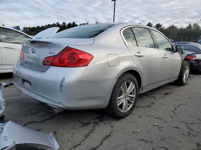 JN1CV6ARXFM651008 - 2015 INFINITI Q40 SILVER photo 3