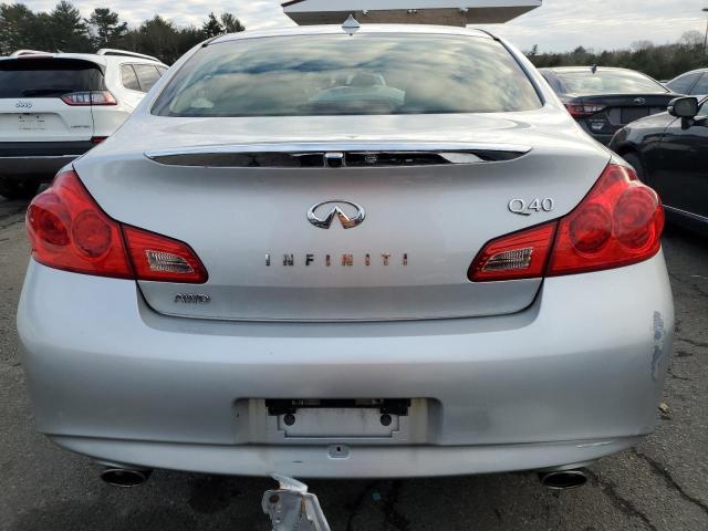 JN1CV6ARXFM651008 - 2015 INFINITI Q40 SILVER photo 6