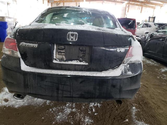 1HGCP36878A059240 - 2008 HONDA ACCORD EXL BLACK photo 6