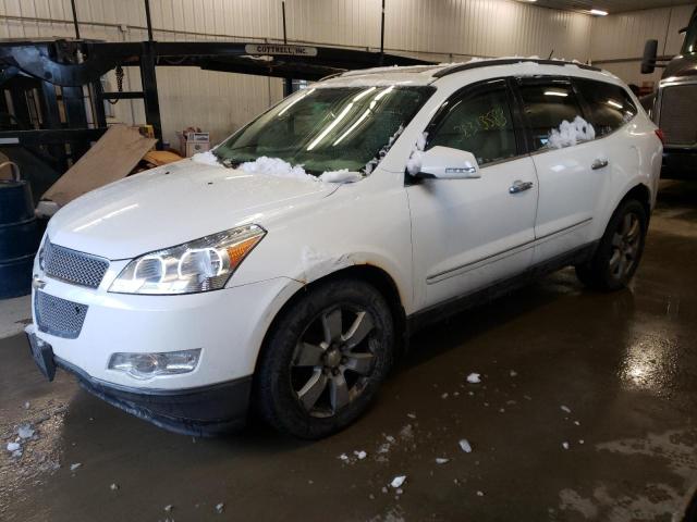 1GNKVLED7CJ106524 - 2012 CHEVROLET TRAVERSE LTZ WHITE photo 1