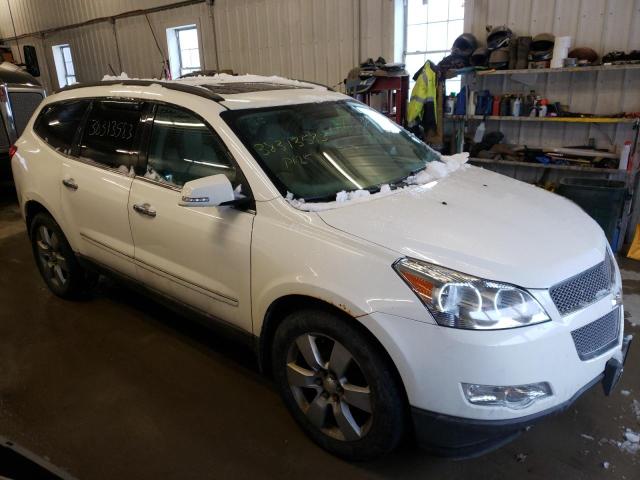 1GNKVLED7CJ106524 - 2012 CHEVROLET TRAVERSE LTZ WHITE photo 4