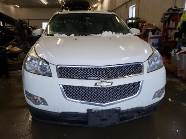 1GNKVLED7CJ106524 - 2012 CHEVROLET TRAVERSE LTZ WHITE photo 5