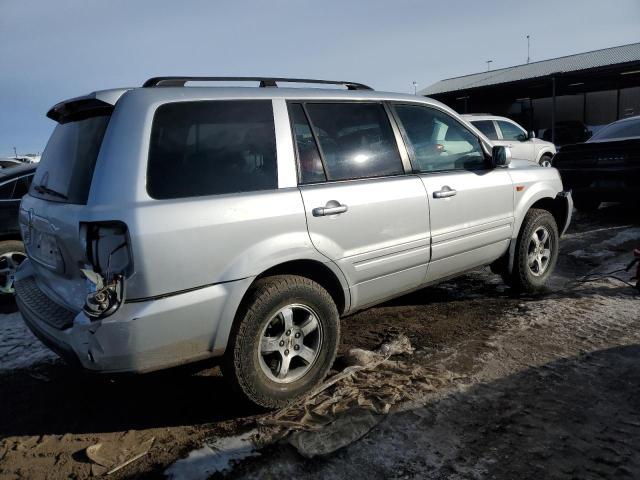 5FNYF18527B022598 - 2007 HONDA PILOT EXL SILVER photo 3