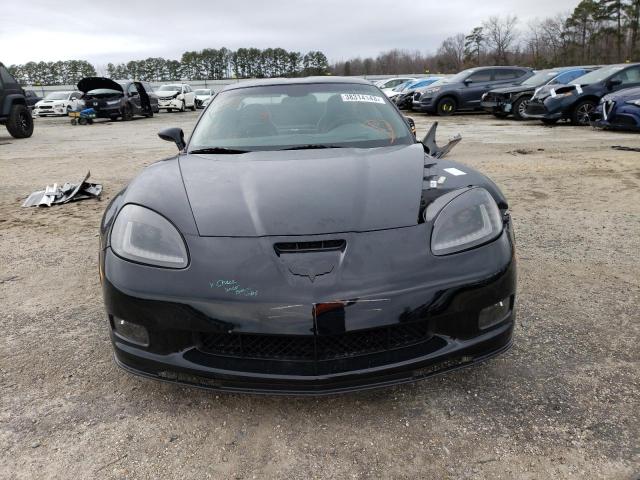 1G1YK2DE0A5108176 - 2010 CHEVROLET CORVETTE Z06 BLACK photo 5