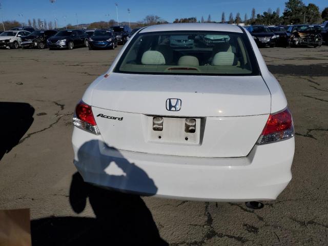 1HGCP2F48AA108166 - 2010 HONDA ACCORD LXP WHITE photo 6