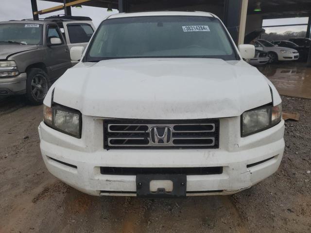 2HJYK16548H526804 - 2008 HONDA RIDGELINE RTL WHITE photo 5