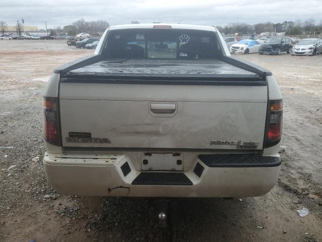 2HJYK16548H526804 - 2008 HONDA RIDGELINE RTL WHITE photo 6