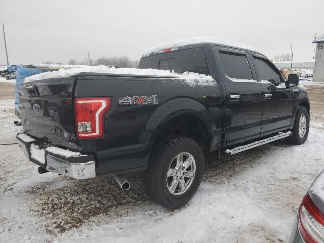 1FTEW1EF8GFA84051 - 2016 FORD F150 SUPERCREW BLACK photo 3