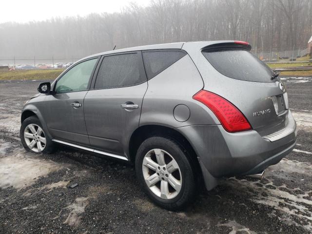 JN8AZ08TX6W414132 - 2006 NISSAN MURANO SL GRAY photo 2