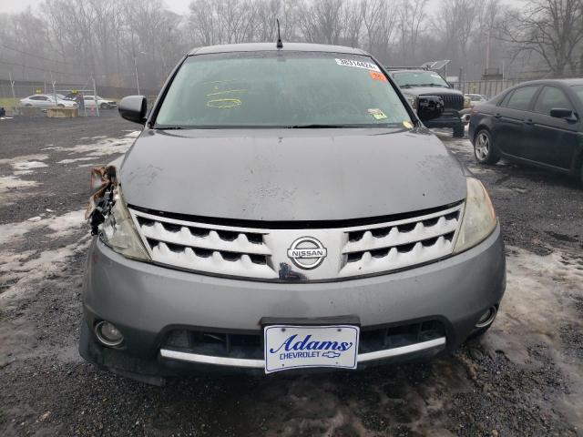 JN8AZ08TX6W414132 - 2006 NISSAN MURANO SL GRAY photo 5