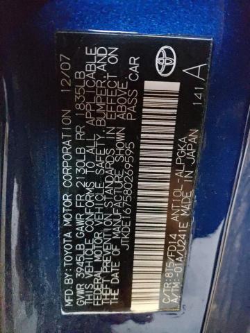 JTKDE167580269595 - 2008 TOYOTA SCION TC 蓝色 照片 13