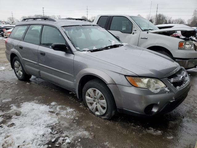 4S4BP60C887337693 - 2008 SUBARU OUTBACK GRAY photo 4