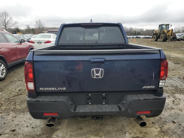 5FPYK3F70NB034622 - 2022 HONDA RIDGELINE RTL BLUE photo 6