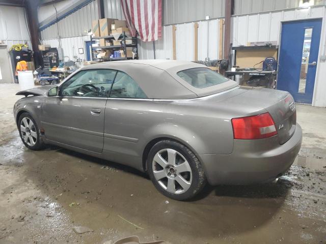 WAUDT48H55K011031 - 2005 AUDI A4 QUATTRO CABRIOLET GRAY photo 2