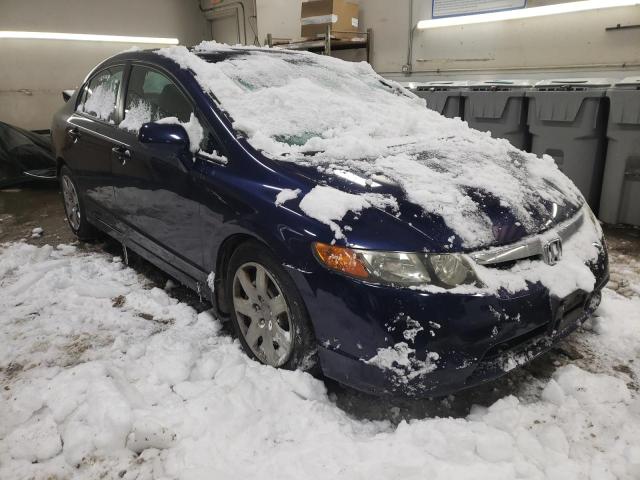 1HGFA16567L004824 - 2007 HONDA CIVIC LX BLUE photo 4