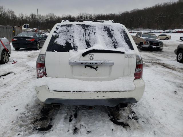 2HNYD18295H538938 - 2005 ACURA MDX WHITE photo 6