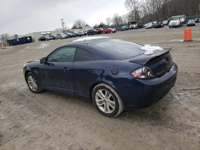 KMHHM66D38U291386 - 2008 HYUNDAI TIBURON GS BLUE photo 2