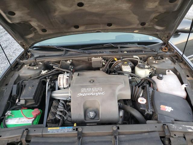 1G4CU541X34158159 - 2003 BUICK PARK AVENU ULTRA GRAY photo 11