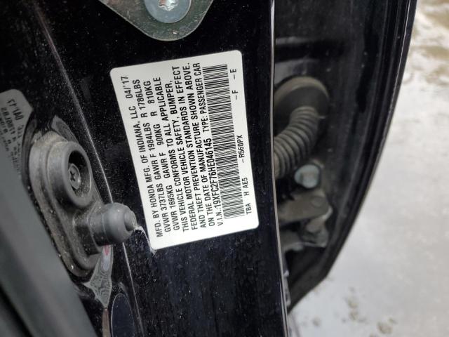 19XFC2F76HE046145 - 2017 HONDA CIVIC EX BLACK photo 12