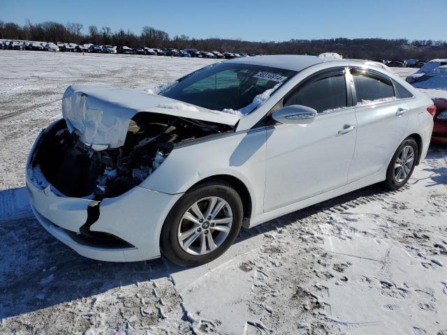 5NPEB4AC6EH925893 - 2014 HYUNDAI SONATA GLS WHITE photo 1